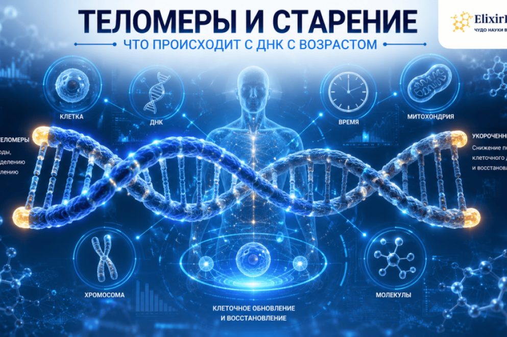 Теломеры и старение: что это такое простыми словами и как поддержать их длину
