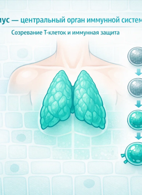 Тимус простыми словами: роль, функции и значение для организма