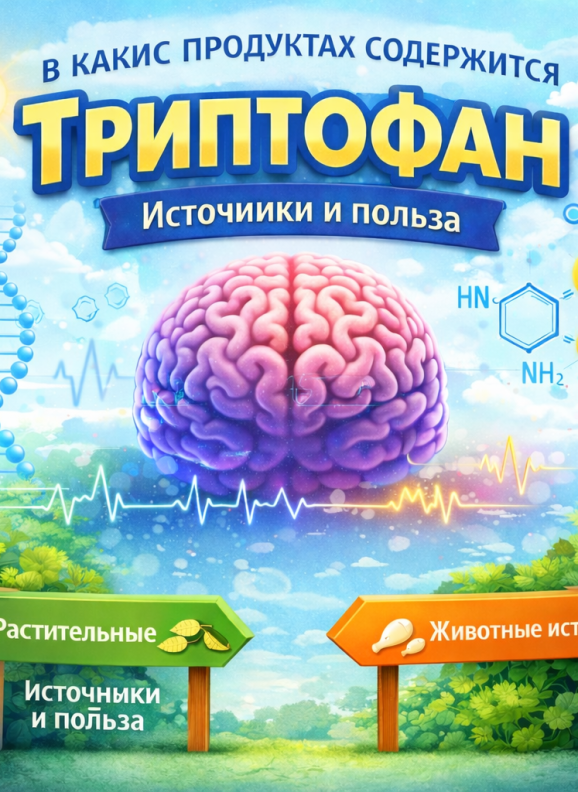 Триптофан — что это такое и зачем он нужен организму