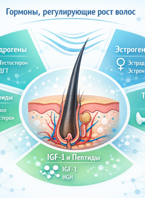 Какие гормоны отвечают за рост волос